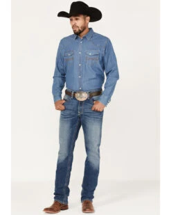 Ariat Men's M4 Walden Claudio Medium Wash Stretch Relaxed Straight Jeans