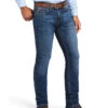 Ariat Men's M8 Kelton Bodine Medium Wash Modern Tek Stretch Slim Leg Jeans -Aratt Clothing Shop 2000371958 400 P1