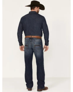 Ariat Men's Big Sur 3D Garby Dark Wash Relaxed Bootcut Jeans -Aratt Clothing Shop 2000371978 400 P3