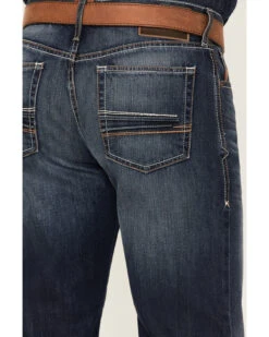 Ariat Men's Big Sur 3D Garby Dark Wash Relaxed Bootcut Jeans -Aratt Clothing Shop 2000371978 400 P4