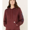 Ariat Women's Rebar Logo Sleeve Graphic Work Hooded Sweatshirt -Aratt Clothing Shop 2000372132 603 P1