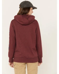 Ariat Women's Rebar Logo Sleeve Graphic Work Hooded Sweatshirt -Aratt Clothing Shop 2000372132 603 P4