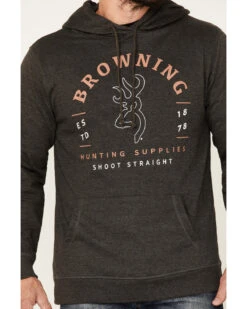 Browning Men's Shoot Straight Carter 2.0 Graphic Long Sleeve Hooded Sweatshirt -Aratt Clothing Shop 2000373278 341 P3