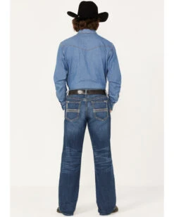 Cinch Men's Grant Medium Wash Relaxed Bootcut Performance Jeans -Aratt Clothing Shop 2000373442 402 P3
