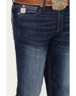 Cinch Men's Ian Medium Wash Slim Boot Performance Stretch Denim Jeans -Aratt Clothing Shop 2000373481 402 P2