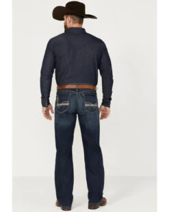 Cinch Men's Grant Dark Stonewash Relaxed Bootcut Stretch Performance Jeans -Aratt Clothing Shop 2000373482 402 P3