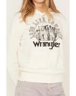 Wrangler Women's Long Live Cowboys Desert Graphic Hoodie 8 Wrangler Women's Long Live Cowboys Desert Graphic Hoodie -Aratt Clothing Shop 2000374071 103 P3