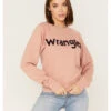 Wrangler Retro Women's Embroidered Logo Sweatshirt -Aratt Clothing Shop 2000374076 681 P1