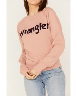 Wrangler Retro Women's Embroidered Logo Sweatshirt -Aratt Clothing Shop 2000374076 681 P3