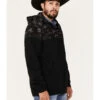 Moonshine Spirit Men's Midnight Camo Color-Blocked Zip-Front Hooded Pullover -Aratt Clothing Shop 2000374223 340 P1