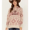 Ariat Women's Southwestern Print Logo Graphic Hoodie -Aratt Clothing Shop 2000374278 280 P1