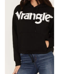 Wrangler Retro Women's Bold Logo Cropped Hoodie -Aratt Clothing Shop 2000374538 001 P3