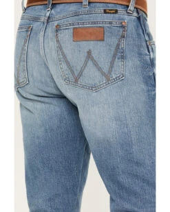 Wrangler Retro Men's 77MWP Medium Wash Slim Boot Stretch Denim Jeans -Aratt Clothing Shop 2000374572 413 P4