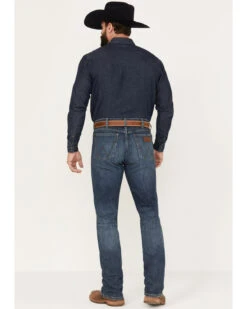 Wrangler Retro Men's 88MWP Enerjean Dark Wash Slim Straight Stretch Denim Jeans -Aratt Clothing Shop 2000374573 416 P3