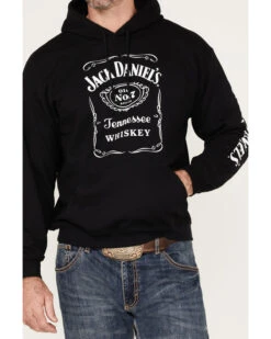 Ely Walker Men's Jack Daniel's Tennessee Whiskey Graphic Hooded Sweatshirt -Aratt Clothing Shop 2000374800 001 P3