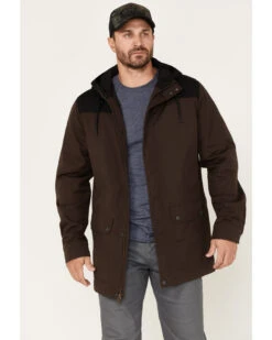 Brothers & Sons Men's Waxed Canvas Cruiser Hooded Jacket