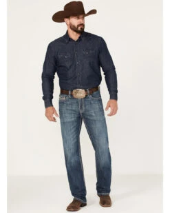 Rock & Roll Denim Men's Medium Wash Vintage Reflex Straight Jeans 8 Rock & Roll Denim Men's Medium Wash Vintage Reflex Straight Jeans -Aratt Clothing Shop 2000375480 414 P3