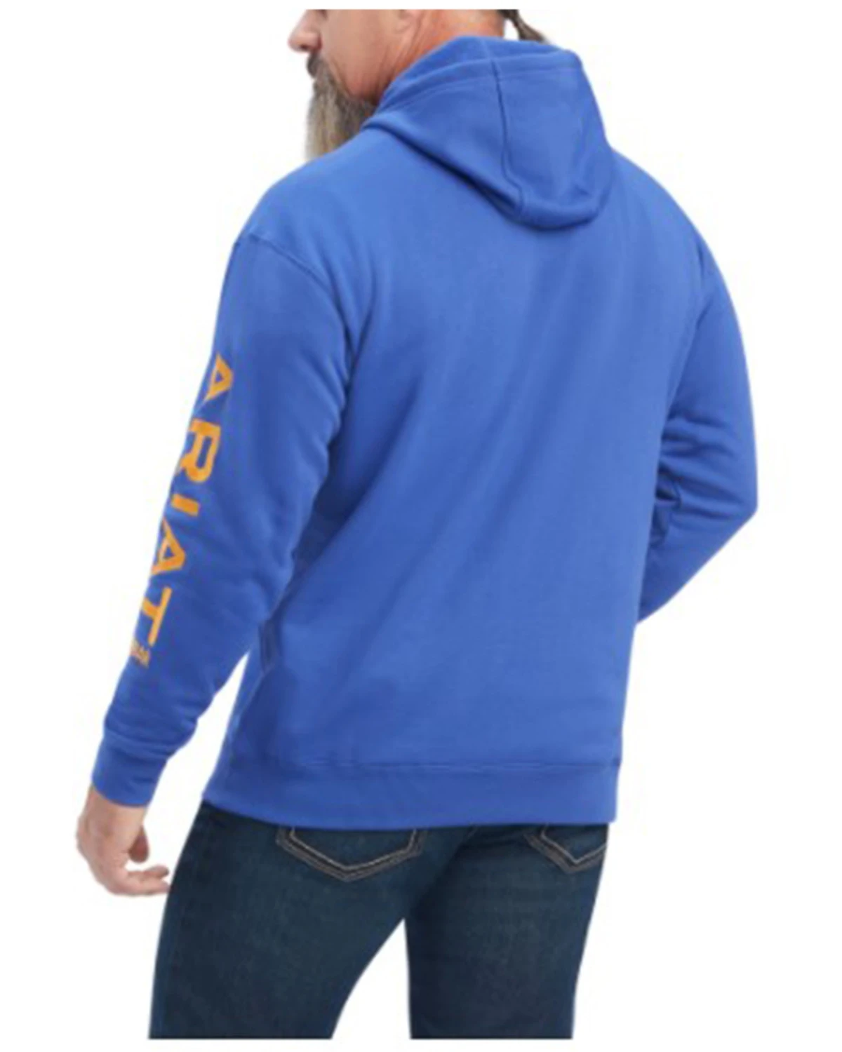 Ariat Men's Rebar Logo Sleeve Graphic Hooded Work Sweatshirt 4 Ariat Men's Rebar Logo Sleeve Graphic Hooded Work Sweatshirt - Image 2