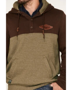 Kimes Ranch Men's Ogden 1/4 Button Hooded Pullover -Aratt Clothing Shop 2000377178 200 P3