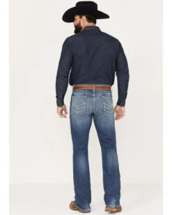 Cinch Men's Ian Medium Stonewash Slim Boot Performance Stretch Denim -Aratt Clothing Shop 2000380103 402 P3