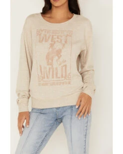 Idyllwind Women's Wild West Graphic Sweatshirt -Aratt Clothing Shop 2000380721 104 P3