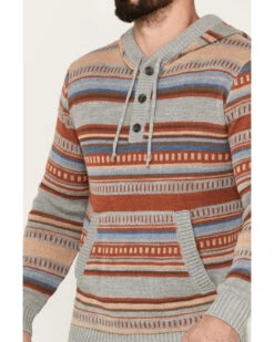 Pendleton Men's Medallion Striped Hooded Pullover -Aratt Clothing Shop 2000383573 020 P3