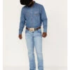 Wrangler Retro Men's Codigo Light Wash Slim Bootcut Stretch Denim Jeans - Long -Aratt Clothing Shop 2000384267 400 P1
