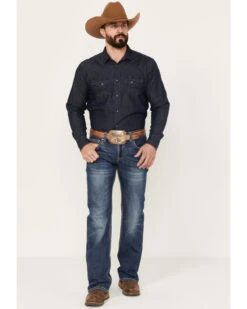 Rock & Roll Denim Men's Medium Wash Straight Reflex Denim Jeans 8 Rock & Roll Denim Men's Medium Wash Straight Reflex Denim Jeans -Aratt Clothing Shop 2000386196 414 P3