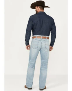 Cinch Men's White Label Light Wash Relaxed Straight Stretch Performance Denim Jeans -Aratt Clothing Shop 2000386397 402 P3