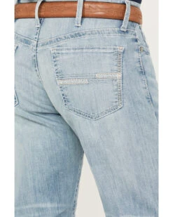 Cinch Men's White Label Light Wash Relaxed Straight Stretch Performance Denim Jeans -Aratt Clothing Shop 2000386397 402 P4