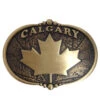 AndWest Vintage Bronze Calgary Maple Leaf Belt Buckle -Aratt Clothing Shop 290A83 16 P1