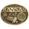Montana Silversmiths Men's Kansas State Heritage Attitude Belt Buckle -Aratt Clothing Shop 290B81 15 P1